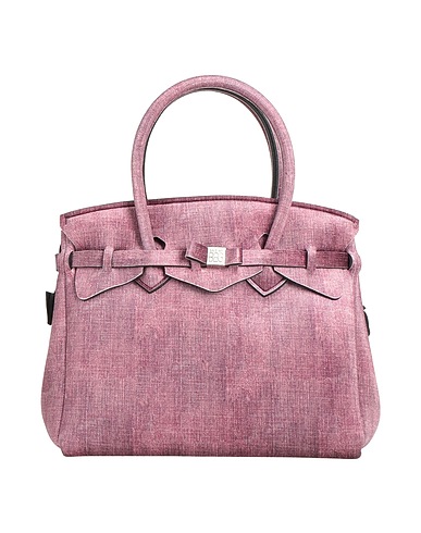 SAVE MY BAG Сумки с короткими ручками и клатчи Сливовый 80% Полиамид, 20% Эластан