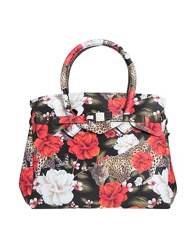 SAVE MY BAG Borsa a mano Rosso 50% PEEK (Polietere - Etere - Chetone), 40% Poliestere, 10% Elastan