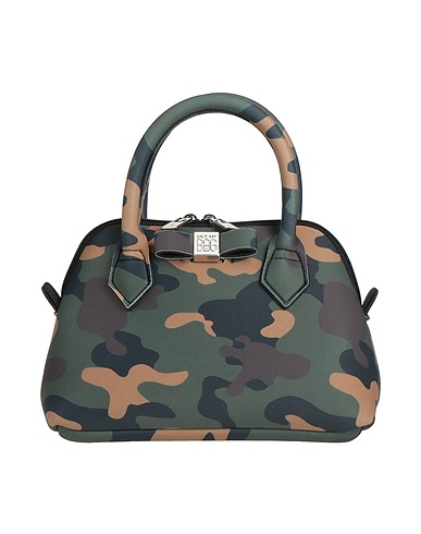 SAVE MY BAG Handbag Military green 50% PEEK (Polyether - Ether - Ketone), 40% Polyester, 10% Elastane
