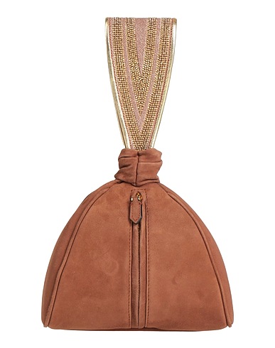 ALBERTA FERRETTI Borsa a mano Pelle, Fibre tessili