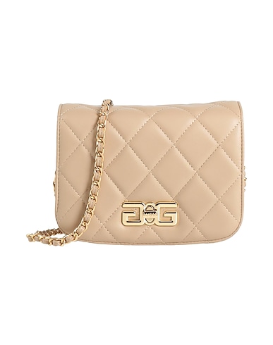 GAëLLE Paris Borsa a tracolla Beige 100% Poliuretano