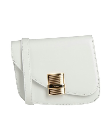 FERRAGAMO Across-body bag White Calfskin