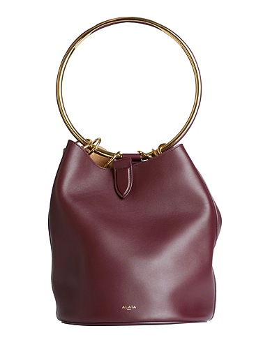 ALAÏA Handbag Dark brown Leather