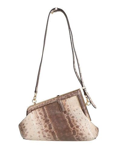 FENDI Handbag Light brown Leather