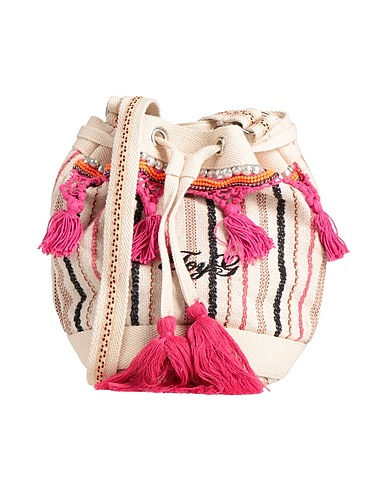 TOY G. Cross-body bags Cream 60% Cotton, 40% Polyester