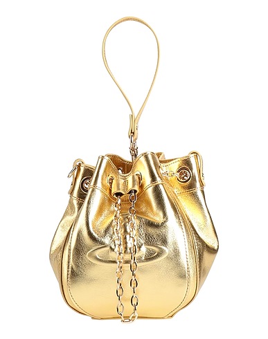 VIVIENNE WESTWOOD Handbag Gold Leather