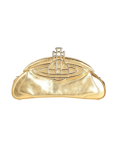VIVIENNE WESTWOOD Handbag Gold Leather