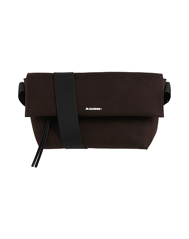JIL SANDER Cross-body bags Chocolate brown Textile fibers
