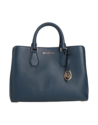 MICHAEL MICHAEL KORS Handbag Navy blue 100% Cow leather
