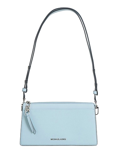 MICHAEL MICHAEL KORS Sac porté épaule Bleu ciel 100% Cuir de bovin
