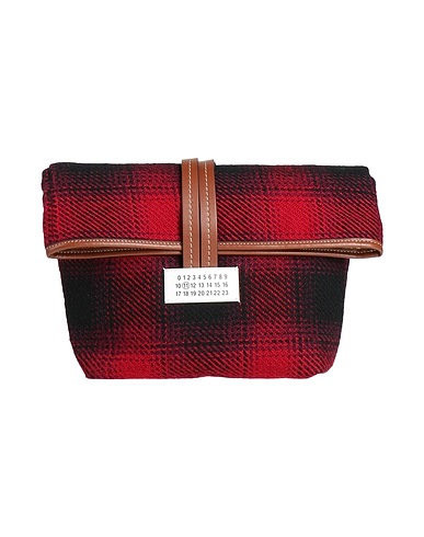 MAISON MARGIELA Handbag Burgundy Textile fibres