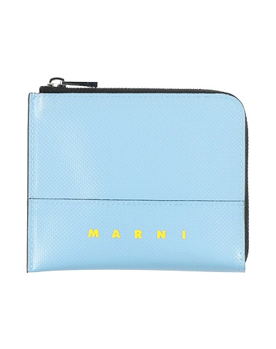 MARNI Wallet Sky blue Textile fibers