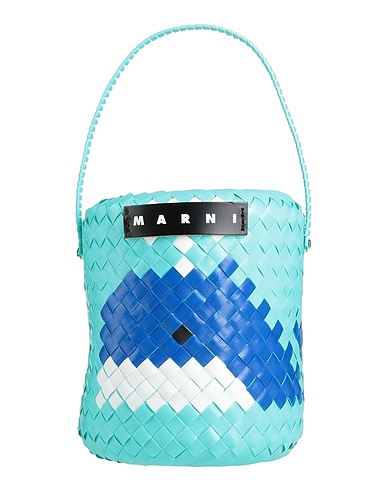 MARNI Bolso de mano Azul turquesa Plástico