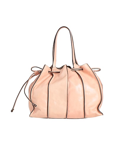 TOD'S Сумки с короткими ручками и клатчи ROSA CHIARO Кожа