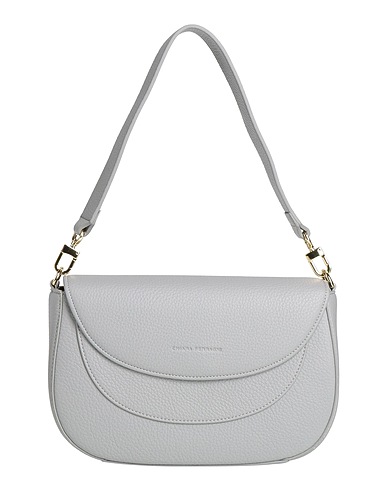 CHIARA FERRAGNI Handbag Light grey 100% Polyester, Polyurethane resin