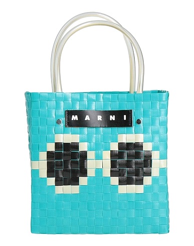 MARNI Handbag Turquoise Textile fibres