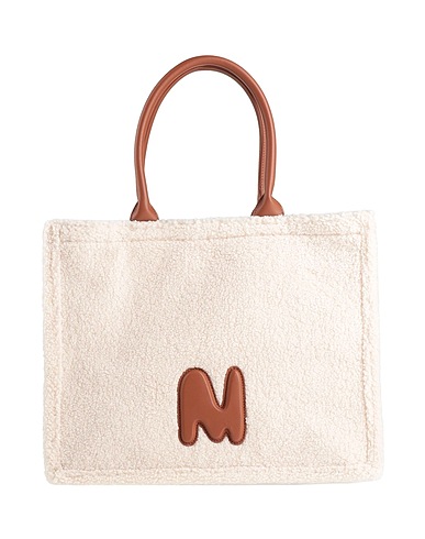MSGM Handbag Ivory 100% Polyester