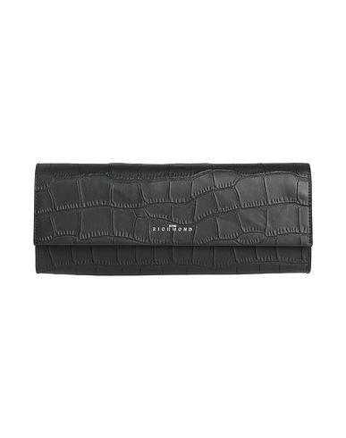 JOHN RICHMOND Handtasche Schwarz 80% Kalbsleder, 20% PVC - Polyvinylchlorid