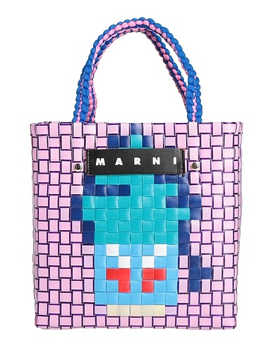 MARNI Handbag Pink Textile fibres