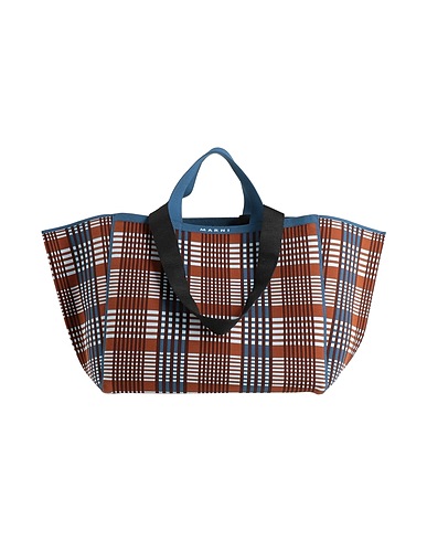 MARNI Handtasche Braun 52% Polyester, 43% Polyamid, 5% Elastan