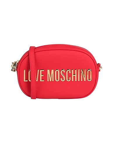 LOVE MOSCHINO Cross-body bags Red 100% Polyurethane