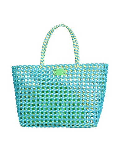 MSGM Handbag Azure 50% Polyethylene, 50% Polyurethane