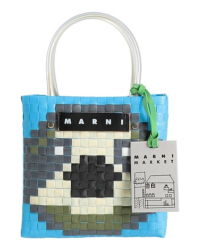 MARNI Handbag Azure Plastic
