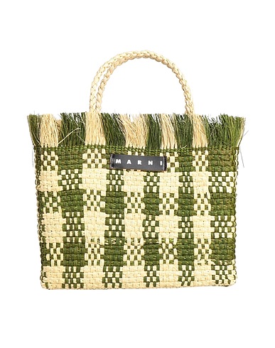 MARNI Bolso de mano Verde militar Otras Fibras