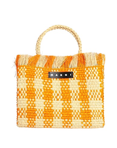 MARNI Borsa a mano Arancione Altre Fibre