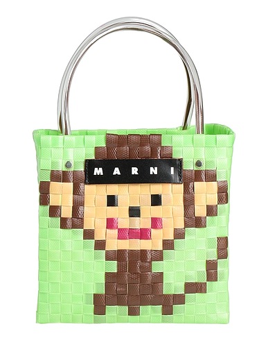 MARNI Bolso de mano Verde lima Plástico