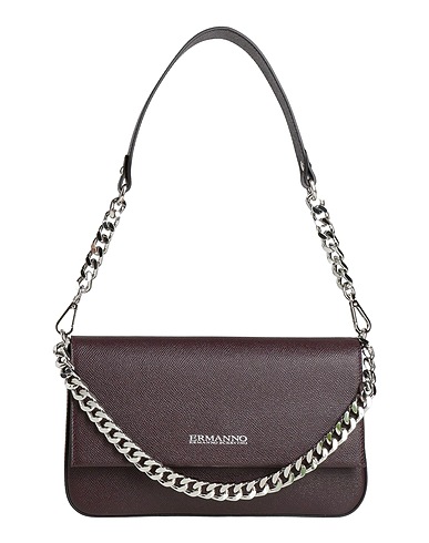 ERMANNO DI ERMANNO SCERVINO Shoulder bag Burgundy 100% Cow leather