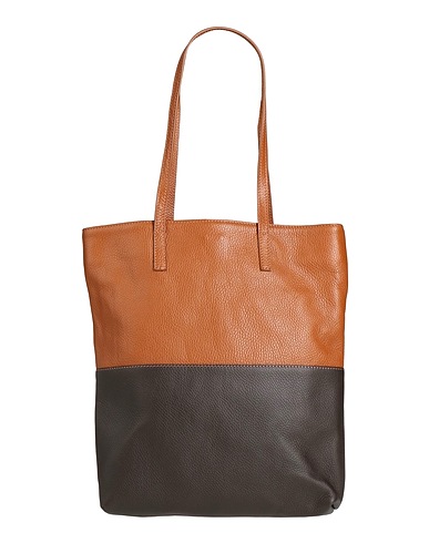 DIANA GALLESI Shoulder bag Dark brown 100% Leather