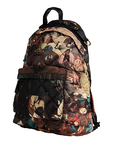VIVIENNE WESTWOOD Backpacks Dark brown Textile fibers