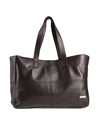 V by MUUBAA Handbag Dark brown Leather