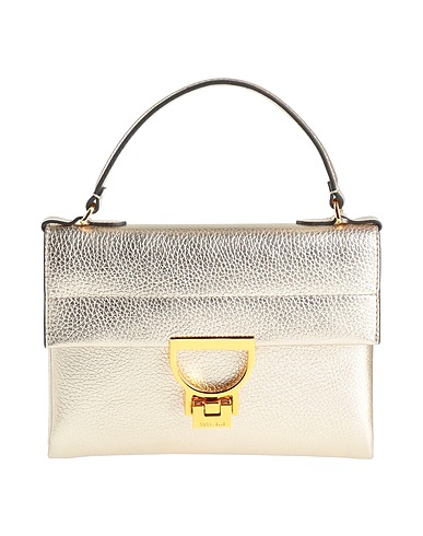 COCCINELLE Handbag Platinum Leather