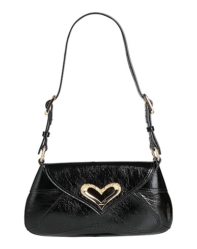 PINKO Shoulder bag Black Leather