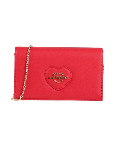 LOVE MOSCHINO Cross-body bags Red 100% Polyurethane
