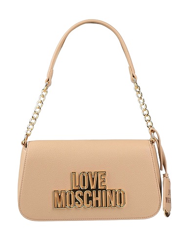 LOVE MOSCHINO Handbag Sand 100% Polyurethane