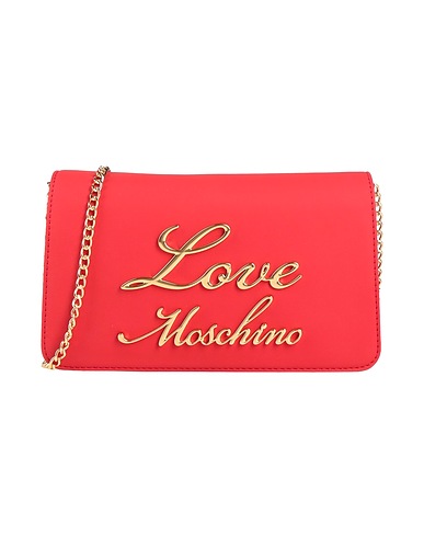 LOVE MOSCHINO Across-body bag Red 100% Polyurethane