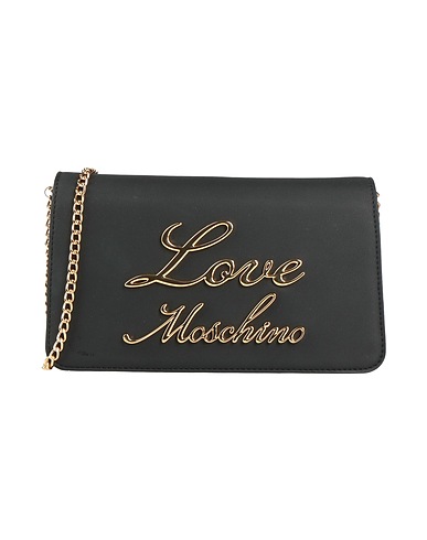 LOVE MOSCHINO Borsa a tracolla Nero 100% Poliuretano