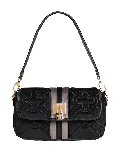 V°73 Borsa a mano Nero 80% Poliestere, 20% Poliuretano