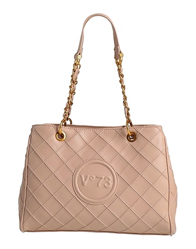 V°73 Handtasche Hellrosa 100% Polyurethan, Eisen, Metall