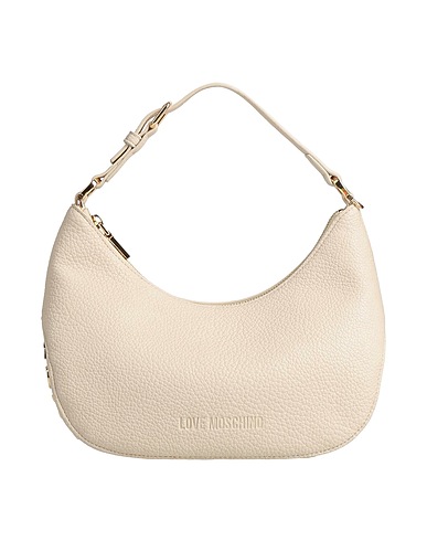 LOVE MOSCHINO Borsa a mano Avorio 100% Poliuretano