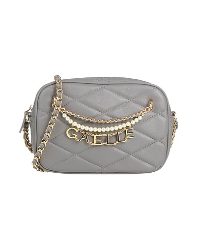 GAëLLE Paris Across-body bag Grey 100% Polyurethane