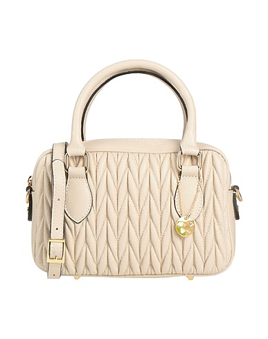 LAURA DI MAGGIO Handtasche Cremeweiß Leder