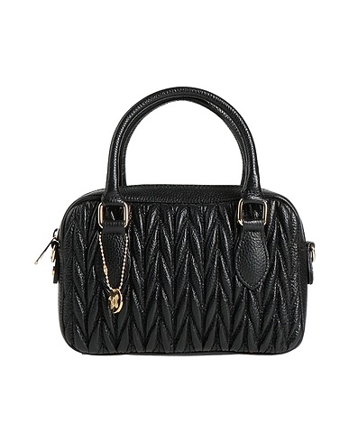 LAURA DI MAGGIO Handbag Black Leather