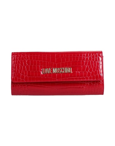 LOVE MOSCHINO Handbag Red 100% Polyurethane