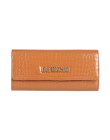 LOVE MOSCHINO Handbag MARRONE 100% Polyurethane