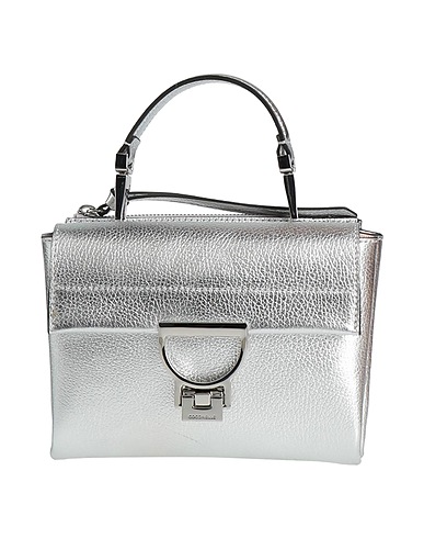 COCCINELLE Handbag Silver Leather