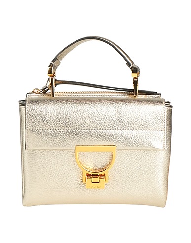 COCCINELLE Borsa a mano Platino Pelle